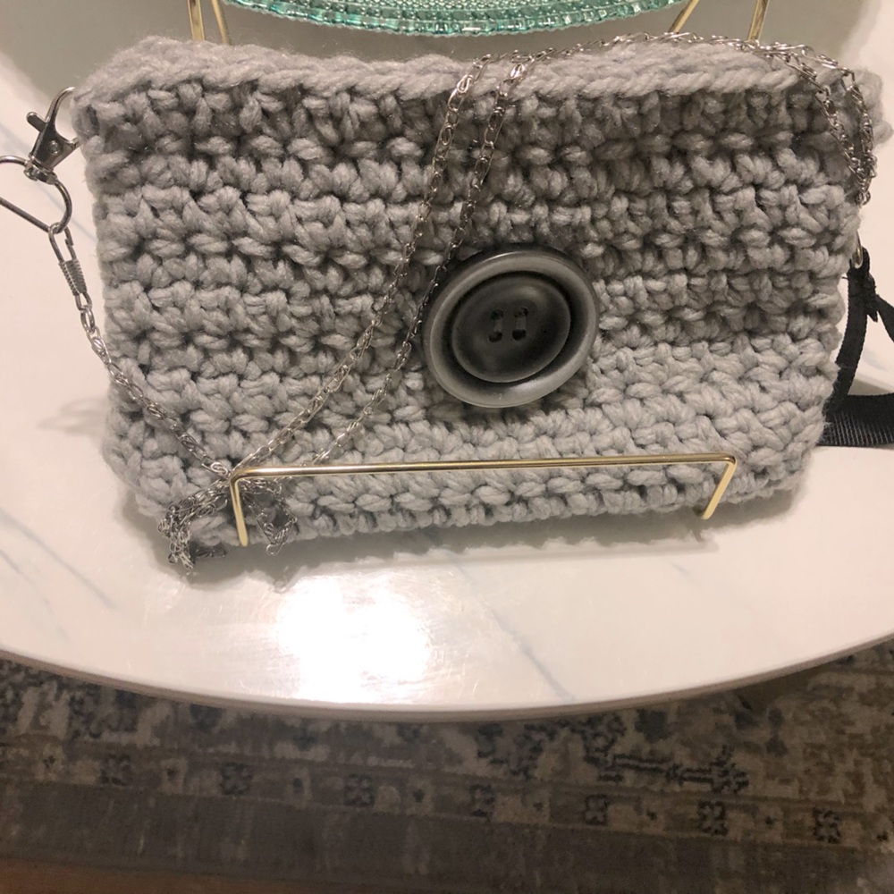 Handmade crochet purse
